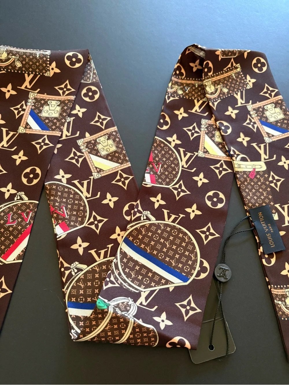 Fashion Silk Long Scarf Twilly